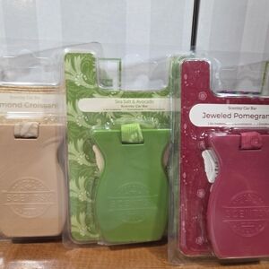 Scentsy Car Bar Set - Beige, Green, Pink